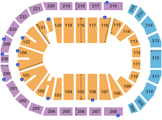 Gas South Arena PBR Seating Chart